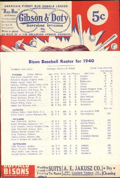 1940 Buffalo Bisons Scorecard.jpg